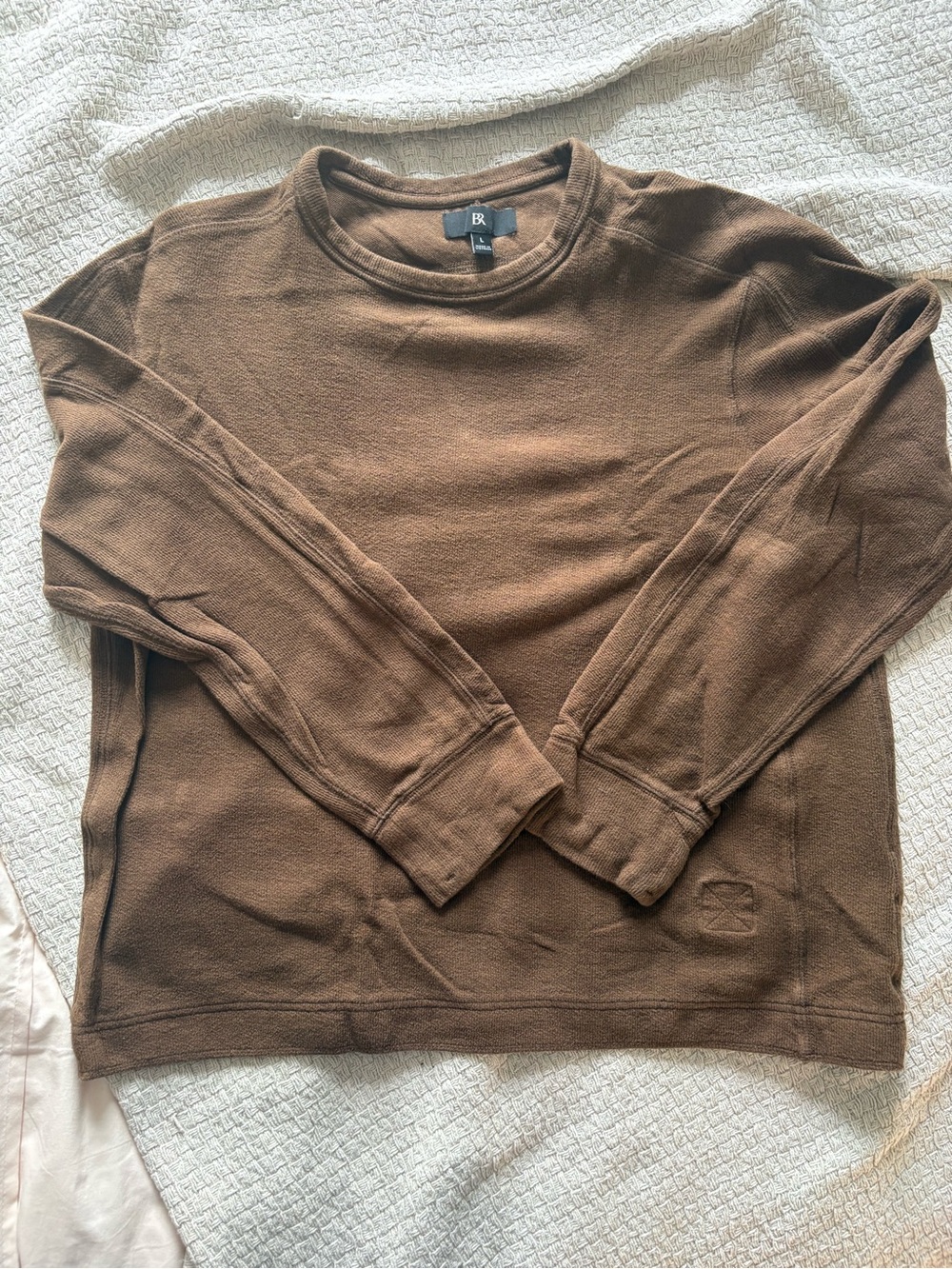 Banana Republic Men's Brown Crewneck Sweater